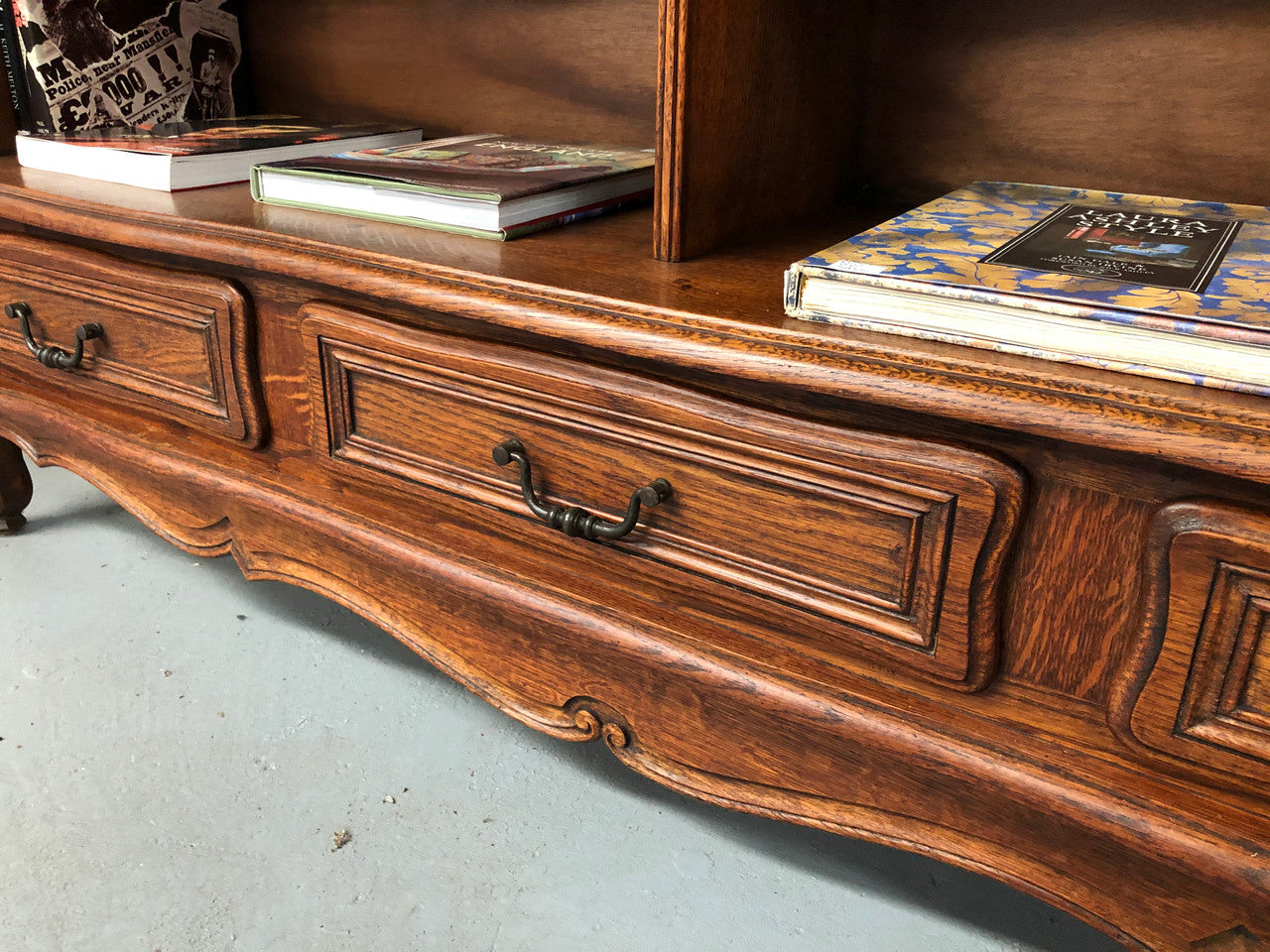 Beautiful French Oak Bookcase | Antique & Vintage | Moonee Ponds Antiques | Australia Wide Delivery
