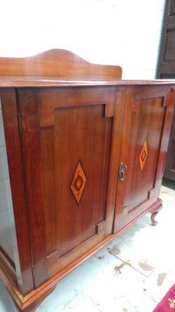 Australian Black Wood Art Deco Cabinet With Internal Storage | Antique & Vintage | Moonee Ponds Antiques | Australia Wide Delivery