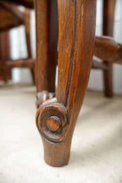 Set of Six French Oak Rush Chairs | Antique & Vintage | Moonee Ponds Antiques | Australia Wide Delivery