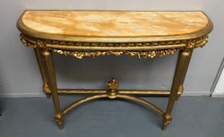 French Antique Early 19th Century Gilt & Marble Top Console Table | Antique & Vintage | Moonee Ponds Antiques | Australia Wide Delivery