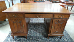 Stunning French Oak Desk | Antique & Vintage | Moonee Ponds Antiques | Australia Wide Delivery