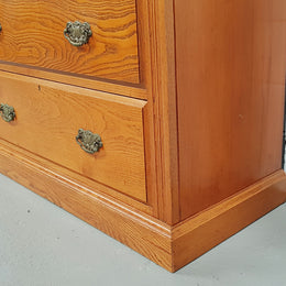 English Oak Edwardian Chest Of Drawers