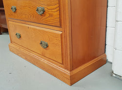 English Oak Edwardian Chest Of Drawers | Antique & Vintage | Moonee Ponds Antiques | Australia Wide Delivery