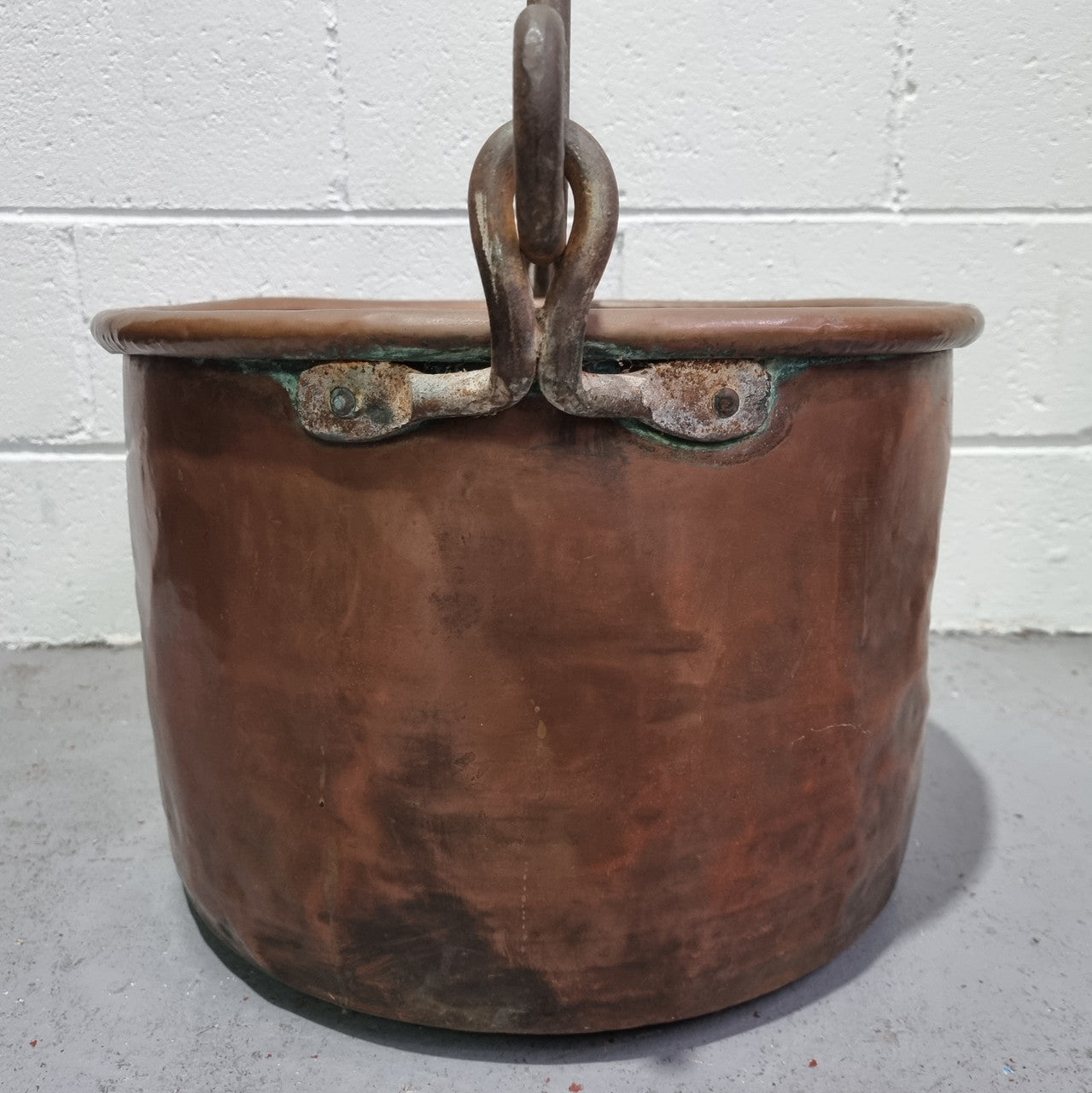 Antique French Copper Firewood Handled Bucket | Antique & Vintage | Moonee Ponds Antiques | Australia Wide Delivery