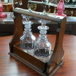 Late Georgian Tantalus Decanter Set