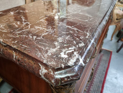 French Louis XVI Style Three Drawer Commode With Amazing Coloured Marble | Antique & Vintage | Moonee Ponds Antiques | Australia Wide Delivery