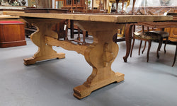 Stunning French Oak Farmhouse Table With Two Extension Leaves | Antique & Vintage | Moonee Ponds Antiques | Australia Wide Delivery