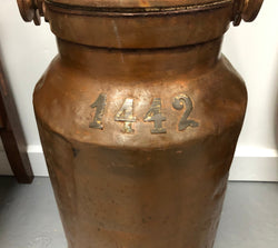 French Antique Copper Milk Can | Antique & Vintage | Moonee Ponds Antiques | Australia Wide Delivery