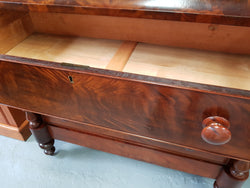 Victorian Flame Mahogany Tallboy With Barley Twist Supports | Antique & Vintage | Moonee Ponds Antiques | Australia Wide Delivery