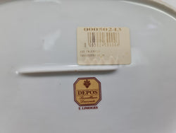 T. Limoges Porcelain Decorative Oval Plate Depicting 3 Cherubs With Gold Edging | Antique & Vintage | Moonee Ponds Antiques | Australia Wide Delivery