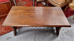 Fabulous French Oak Gothic Style Coffee Table | Antique & Vintage | Moonee Ponds Antiques | Australia Wide Delivery