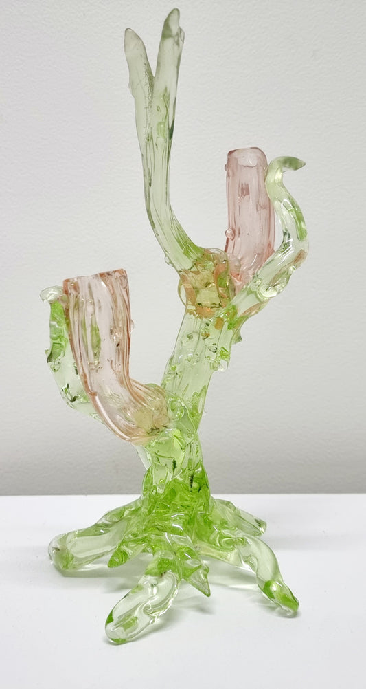 Lovely Victorian Uranium Glass Sculpture in good orginal condition. Please view photos as they form part of the description.