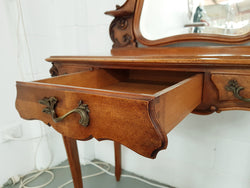 French Walnut Antique Louis XV Style Dressing Table | Antique & Vintage | Moonee Ponds Antiques | Australia Wide Delivery