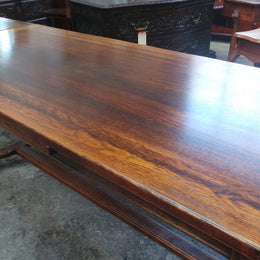A Large French Farmhouse Oak Extension Table