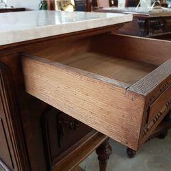 Single French Oak Bedside Cabinet | Antique & Vintage | Moonee Ponds Antiques | Australia Wide Delivery