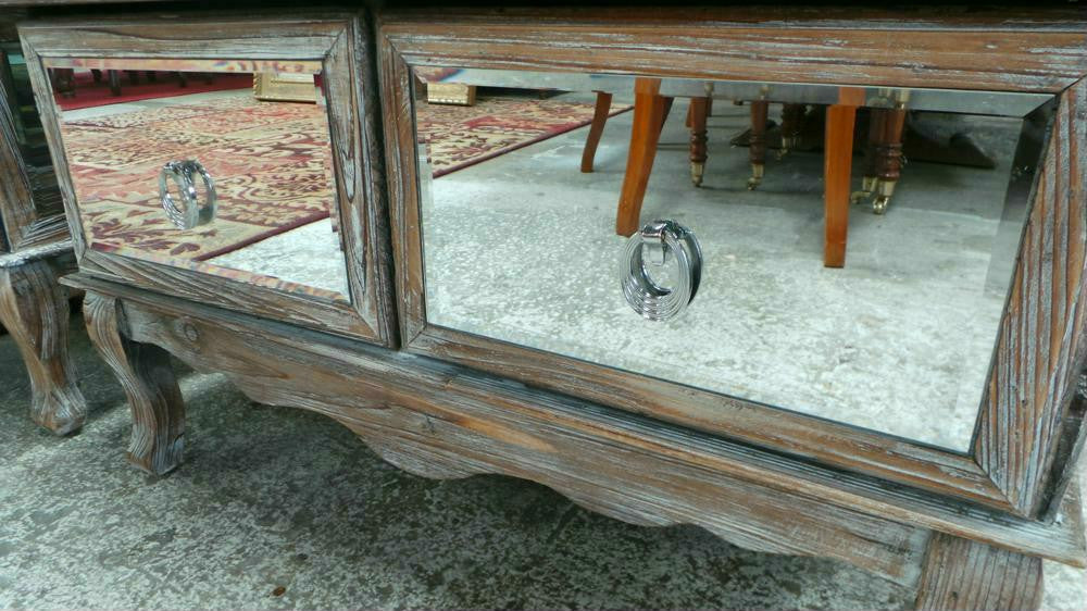 Rustic French Provincial Mirror Coffee Table | Antique & Vintage | Moonee Ponds Antiques | Australia Wide Delivery