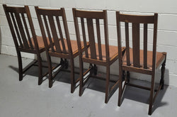 Fabulous Small Oak Extension Table & Four Dinning Chairs | Antique & Vintage | Moonee Ponds Antiques | Australia Wide Delivery
