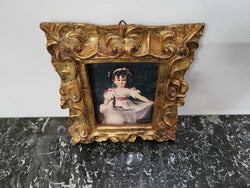 Two Italian Framed Prints In Decorative Gilt Frames | Antique & Vintage | Moonee Ponds Antiques | Australia Wide Delivery
