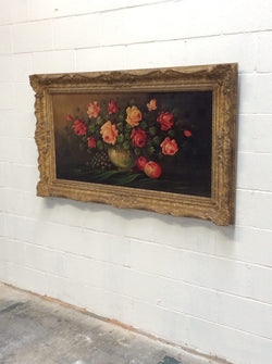 Large European Oil Painting | Antique & Vintage | Moonee Ponds Antiques | Australia Wide Delivery