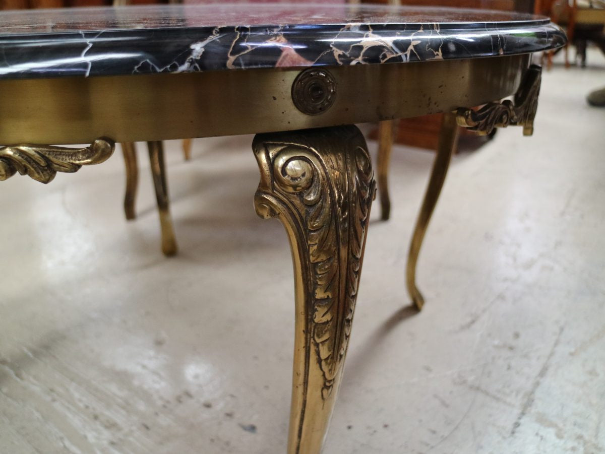 French Portoro Marble Coffee Table | Antique & Vintage | Moonee Ponds Antiques | Australia Wide Delivery
