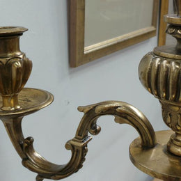Antique French Gilt Bronze Candelabra