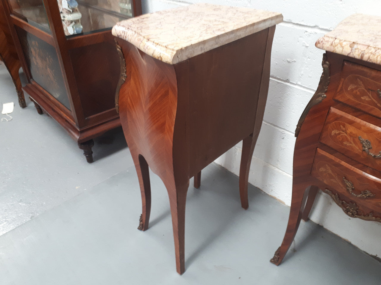 Pair Of French Louis XV Style Miniature Commode Bedsides | Antique & Vintage | Moonee Ponds Antiques | Australia Wide Delivery