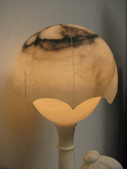 Stunning Alabaster Statue With Lamp | Antique & Vintage | Moonee Ponds Antiques | Australia Wide Delivery