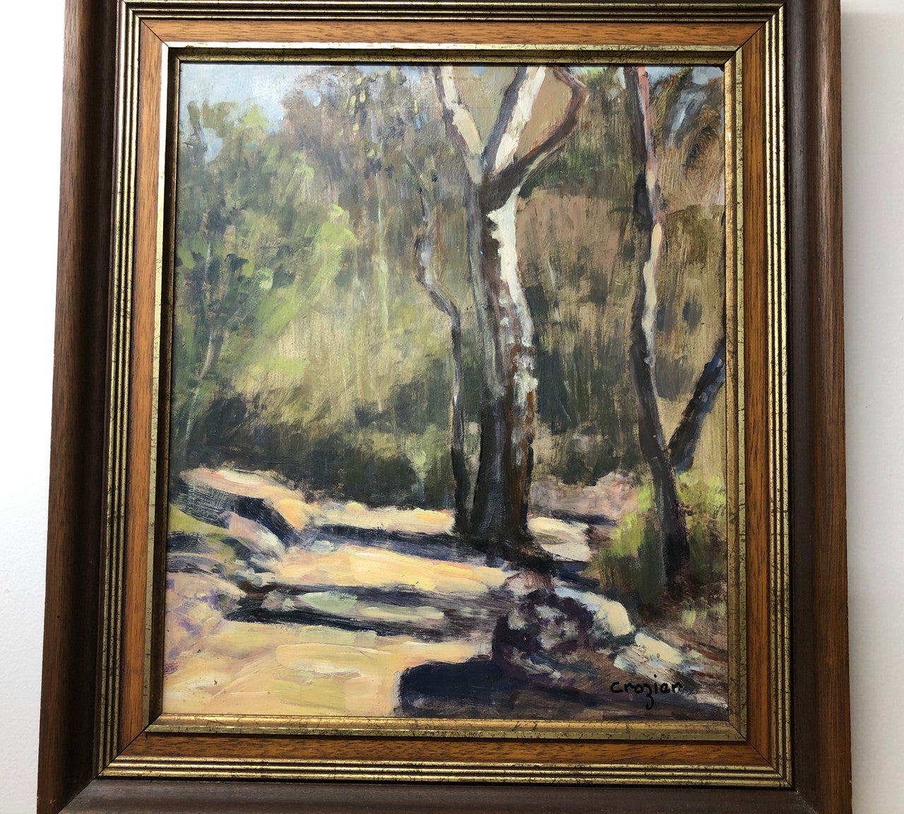 Framed Painting by artist "Frank Cozier" | Antique & Vintage | Moonee Ponds Antiques | Australia Wide Delivery
