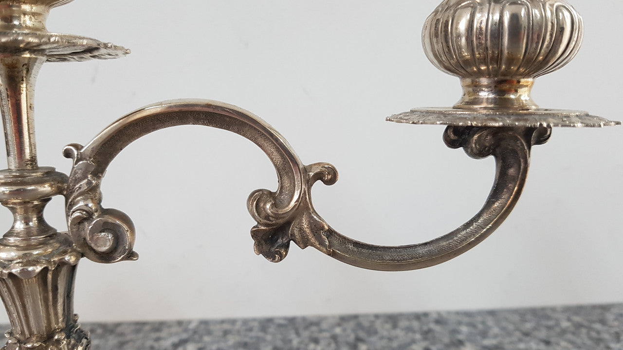 Three Candle Candelabra | Antique & Vintage | Moonee Ponds Antiques | Australia Wide Delivery