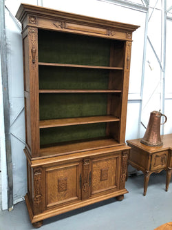 Delightful French Oak Open Shelf Bookcase | Antique & Vintage | Moonee Ponds Antiques | Australia Wide Delivery