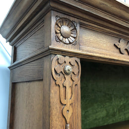 Delightful French Oak Open Shelf Bookcase