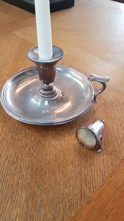 Victorian Chamber Candlestick and Snuffer | Antique & Vintage | Moonee Ponds Antiques | Australia Wide Delivery