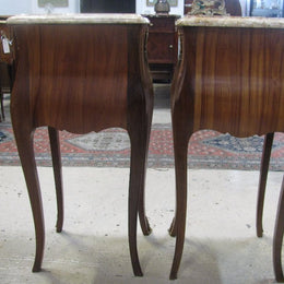 Pair of French Inlaid Bedside Cabinets