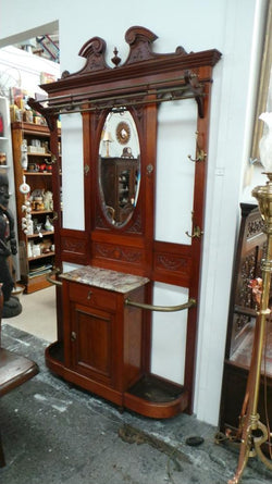 Large French Mahogany Hall Stand | Antique & Vintage | Moonee Ponds Antiques | Australia Wide Delivery