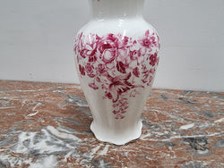 Pretty Pink & White Royal Albert "Paradise" Vase | Antique & Vintage | Moonee Ponds Antiques | Australia Wide Delivery