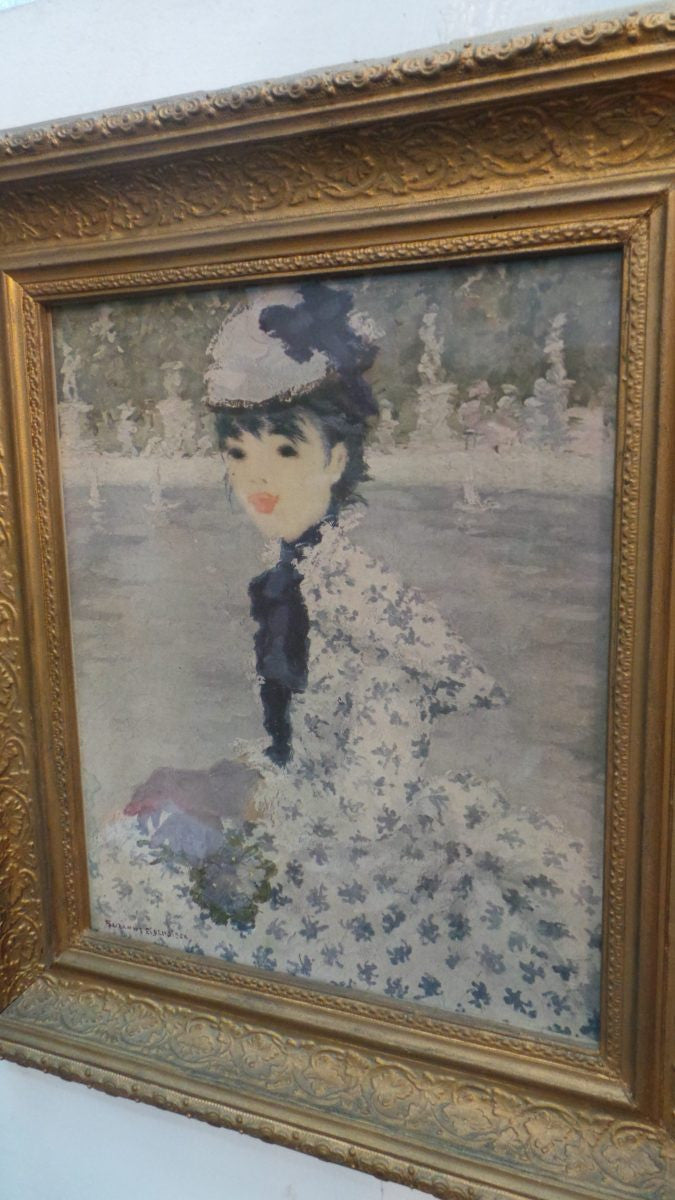 Framed Print of Lady | Antique & Vintage | Moonee Ponds Antiques | Australia Wide Delivery