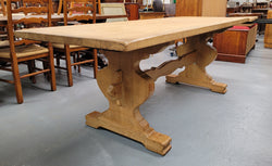 Stunning French Oak Farmhouse Table With Two Extension Leaves | Antique & Vintage | Moonee Ponds Antiques | Australia Wide Delivery