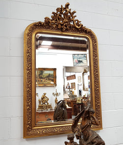 19th Century French Louis XV Style Gilt Wall Mirror | Antique & Vintage | Moonee Ponds Antiques | Australia Wide Delivery