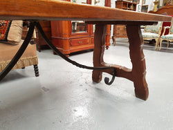 French Oak Spanish Style Farmhouse Dinner Table | Antique & Vintage | Moonee Ponds Antiques | Australia Wide Delivery