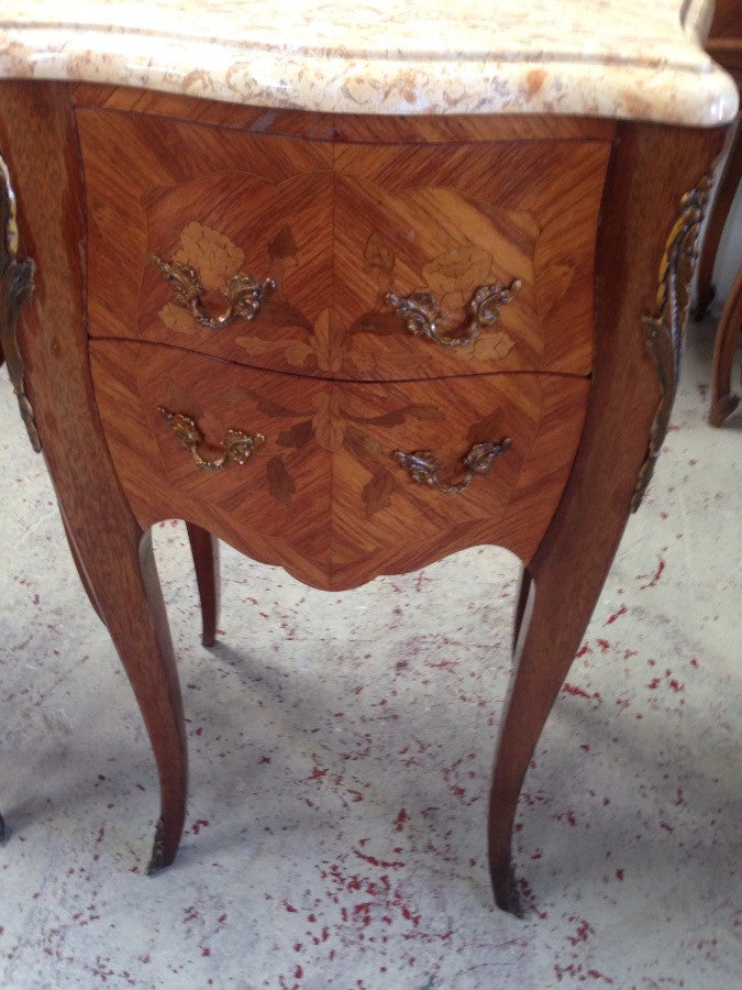 Pair French Bedsides-1 | Antique & Vintage | Moonee Ponds Antiques | Australia Wide Delivery
