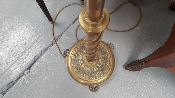 Victorian Brass Standard lamp