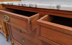 Louis XVI Style Mahogany Marble Top Cupboard | Antique & Vintage | Moonee Ponds Antiques | Australia Wide Delivery