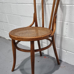 Bentwood chair with cane inset seat clean and is in good condition.
