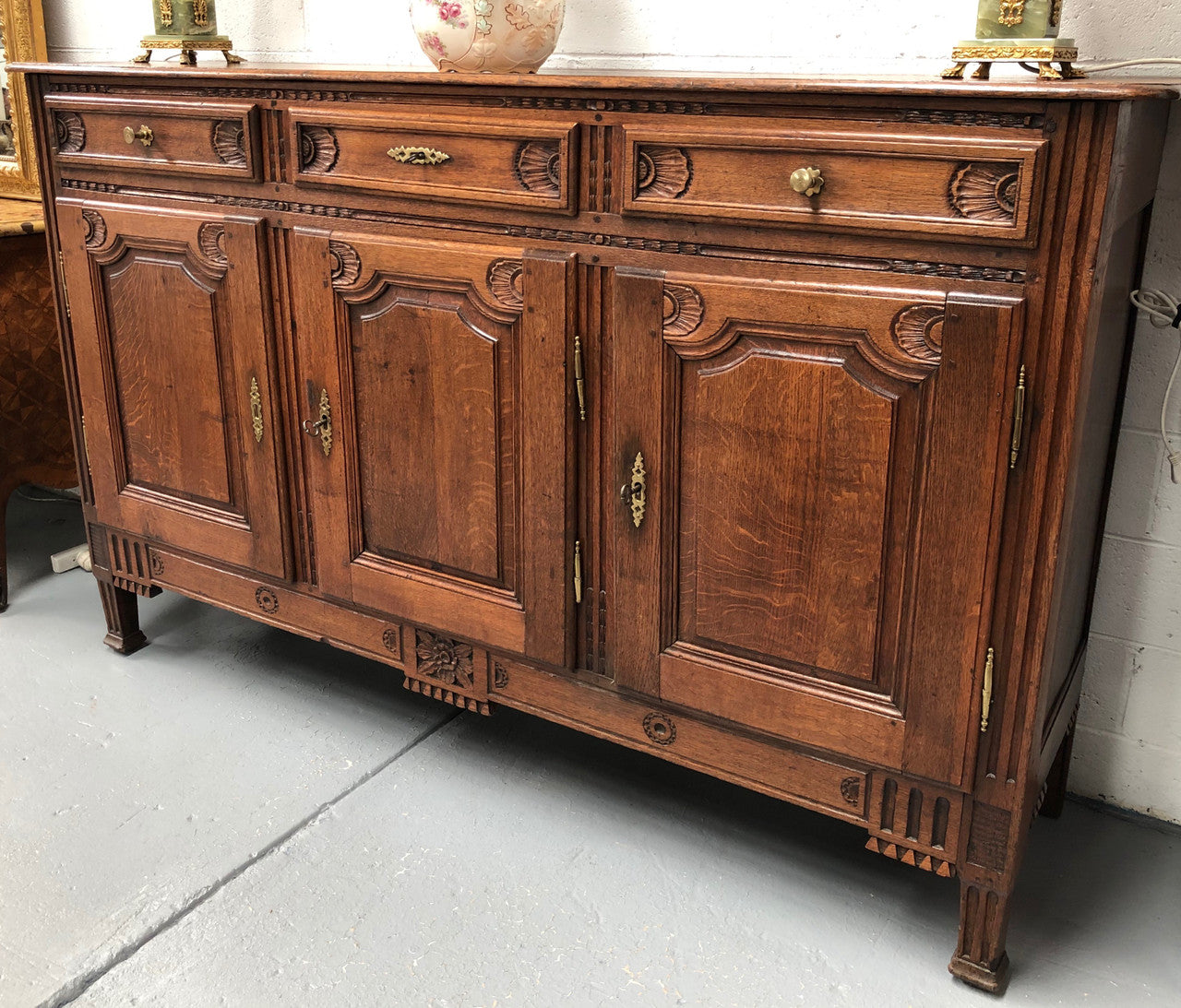 Beautiful 19th Century French Oak Buffet