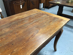 Early 19th Century French Farmhouse Table With Drawer & Pull Out Bread Board | Antique & Vintage | Moonee Ponds Antiques | Australia Wide Delivery