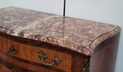 Walnut Louis XV Style Marble Top Abbattant | Antique & Vintage | Moonee Ponds Antiques | Australia Wide Delivery