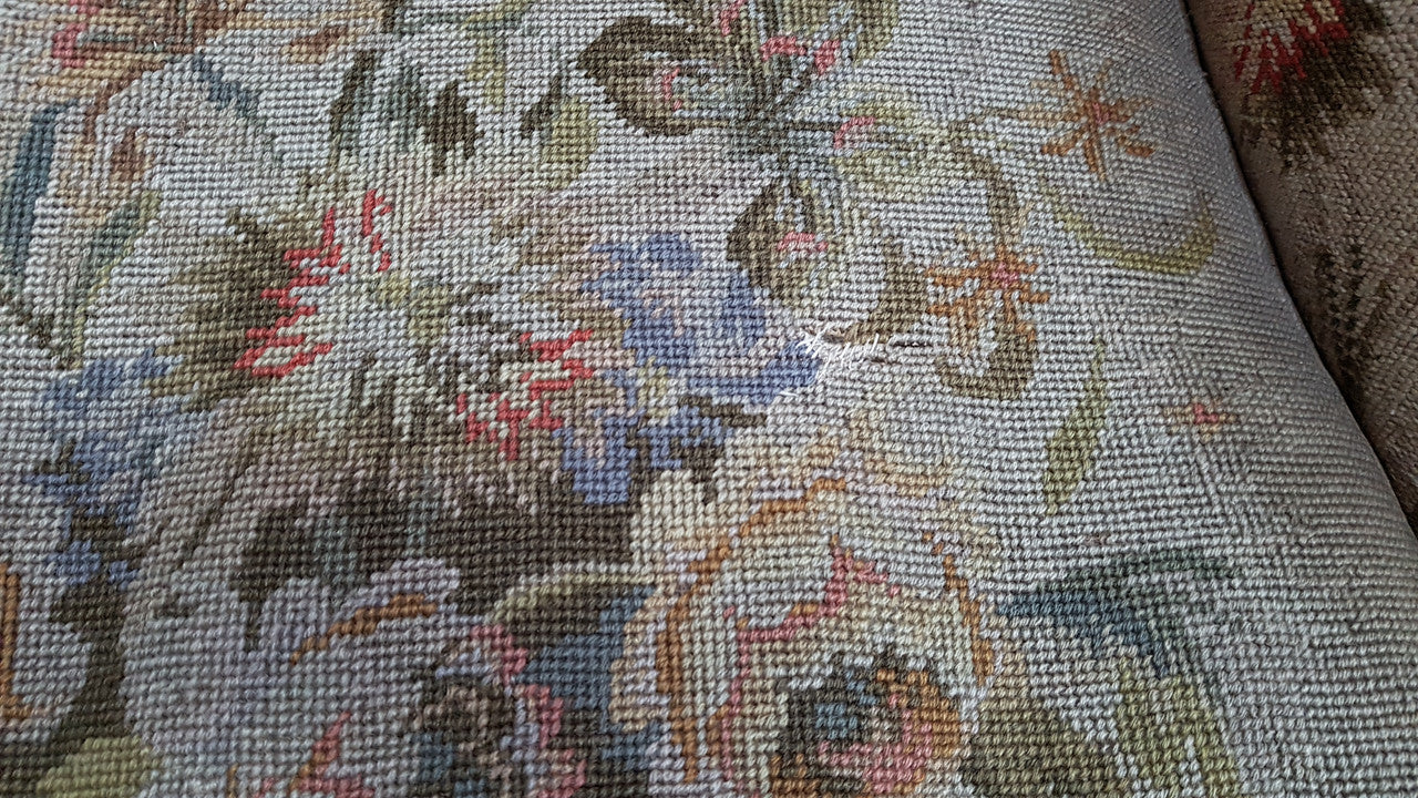 French Wing Back Tapestry Arm Chair | Antique & Vintage | Moonee Ponds Antiques | Australia Wide Delivery