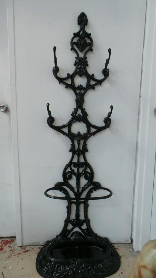 Victorian Cast Iron Hall stand-2