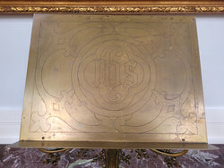 Rare Gothic Style Antique French Brass Bible-Book Stand | Antique & Vintage | Moonee Ponds Antiques | Australia Wide Delivery
