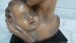 Mother and Child Terracotta Bust | Antique & Vintage | Moonee Ponds Antiques | Australia Wide Delivery